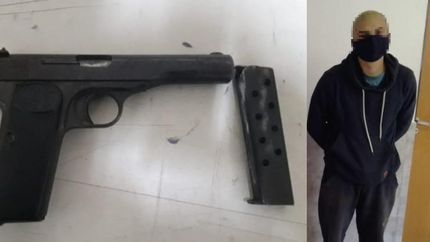 Fue detenido ayer en Villa Diamante.