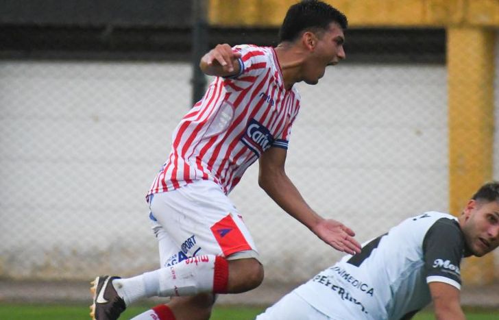 Maidana celebró su primer gol en Los Andes.