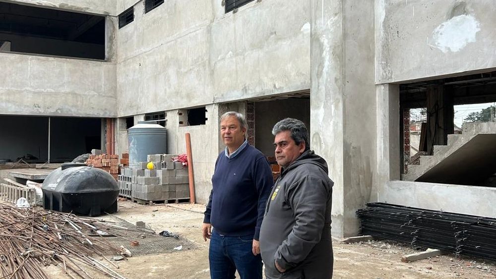 Avanza la obra de la nueva Escuela Secundaria N°26 de Glew para ampliar su matrícula.