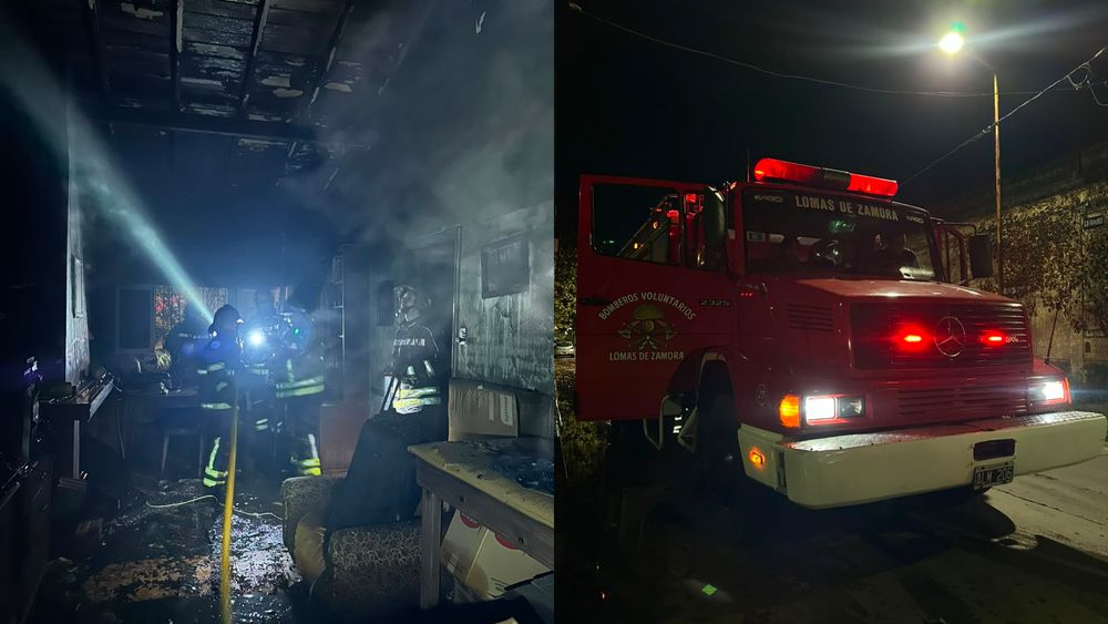 La casa quedó destruida por el incendio. La casa quedó destruida por el incendio.