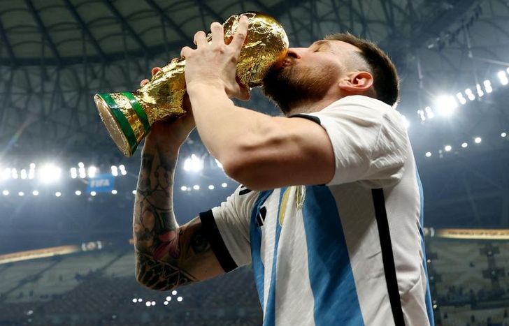 Messi, y su imagen soñada.