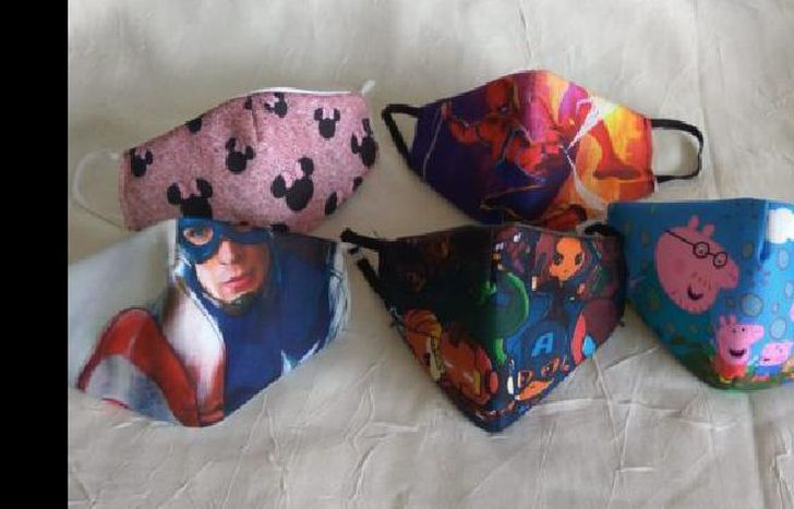 hacen barbijos personalizados para niños, adolescentes y adultos.