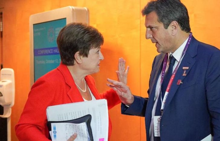 Hace 10 días, Massa se reunió en Washington con Kristalina Georgieva.