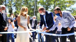 Insaurralde y Yánez inauguraron el espacio educativo.