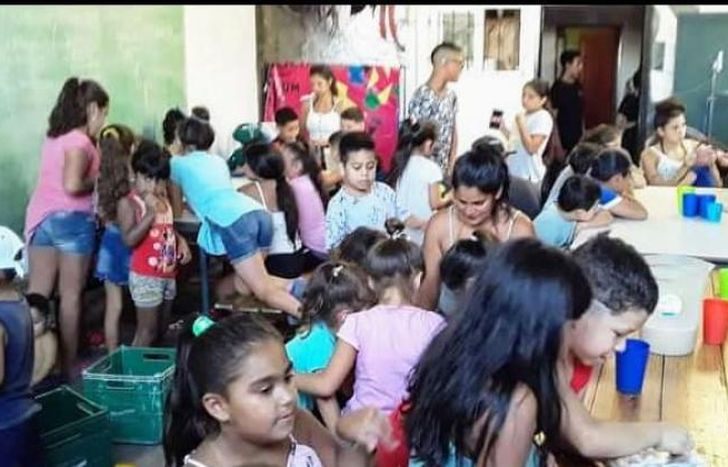 El merendero asiste a una gran cantidad de chicos.