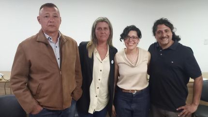 Bazán participó de la jornada junto a Jorge González Nieva y Analía Schwartz, ambos exonerados.