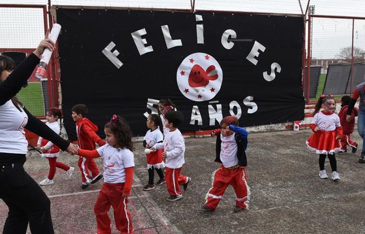 Estrenando la murga.