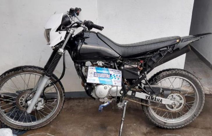 La moto fue robada en Capital Federal.