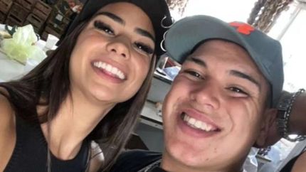 La felicidad de Daniela Celis y Thiago Medina.