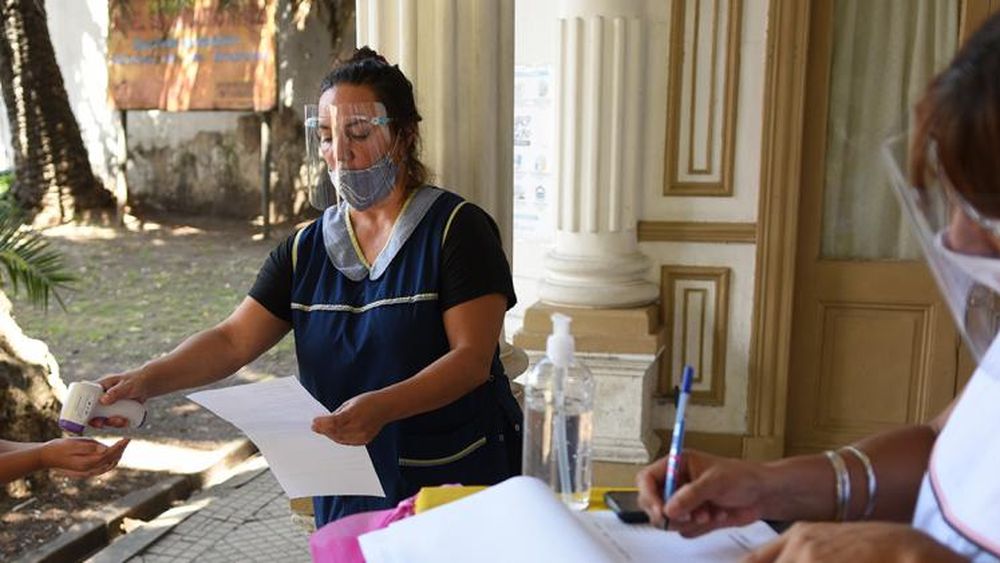 Los docentes, en un año de semi presencialidad.