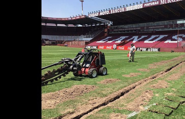 El sistema de drenaje se convertirá “en el mejor del país”, según anuncian en la web del Club.