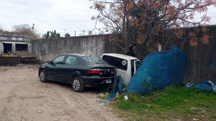 El allanamiento fue en un domicilio de Calle 104 y Calle 2.