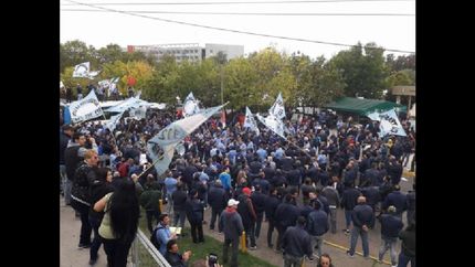 el reclamo de los trabajadores de la 165 en tribunales de lomas