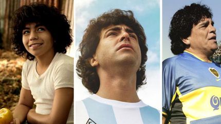 Los tres Maradonas.
