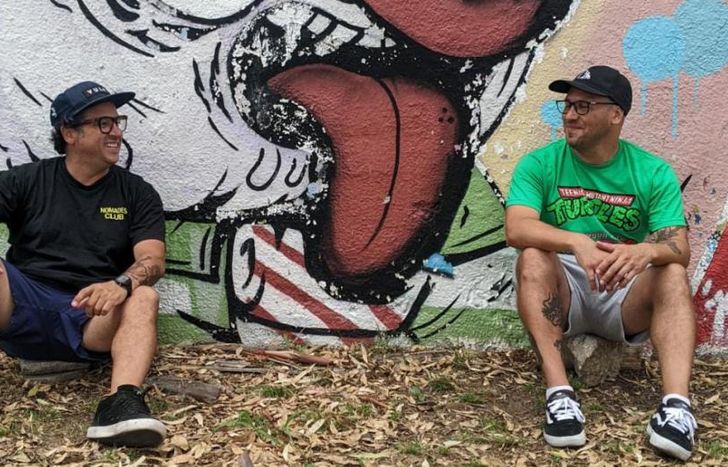 Amigos y artistas.