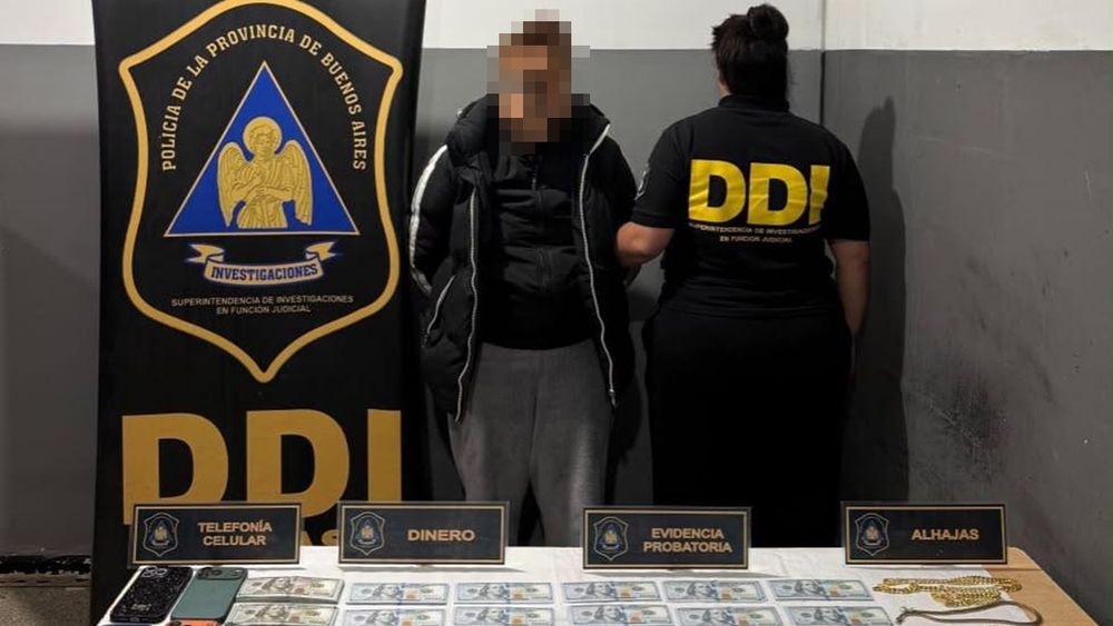 La DDI de Lomas de Zamora atrapó a la viuda negra.