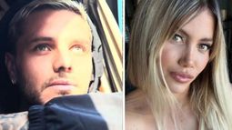 Mauro Icardi y Wanda Nara.