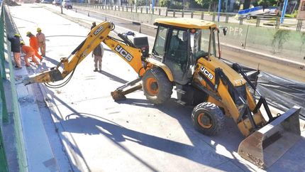 Las obras se realizan en conjunto con el Gobierno de la Provincia.