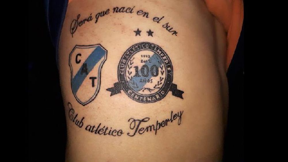 Temperley le propuso a los hinchas mostrar sus tatuajes Gasoleros.