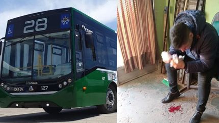 Un chofer de la línea 28 sufrió una brutal agresión.