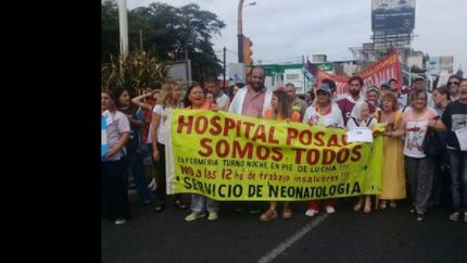 paro y marcha de trabajadores del posadas