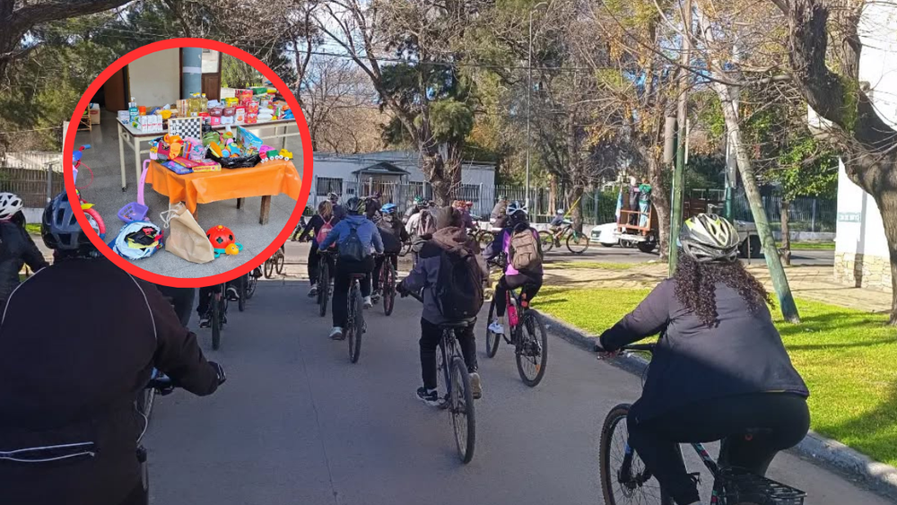 Fue un éxito la bicicleteada a beneficio del Hospital Esteves de Temperley.