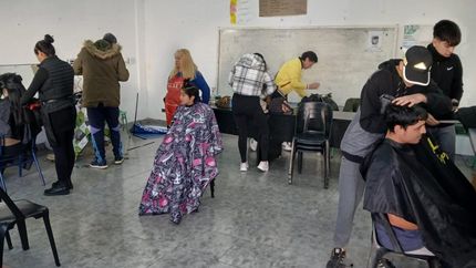 La jornada se hizo en el Centro de Formación Profesional N°406.