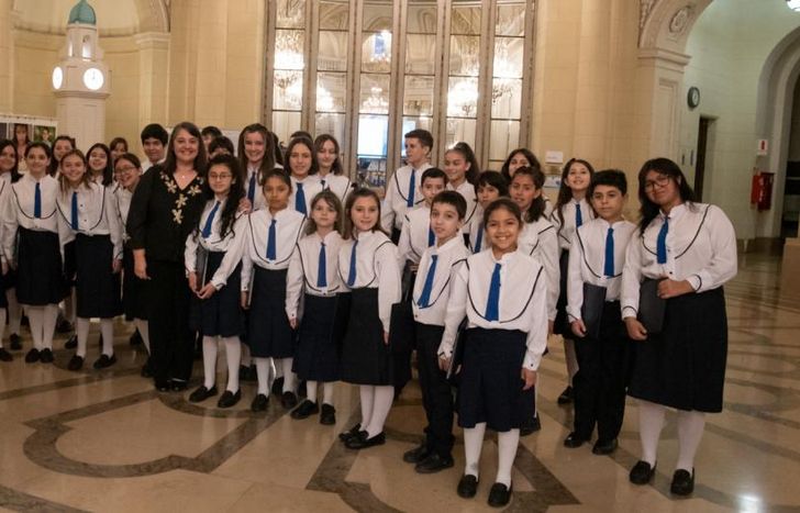 El Coro Nacional de Niños.