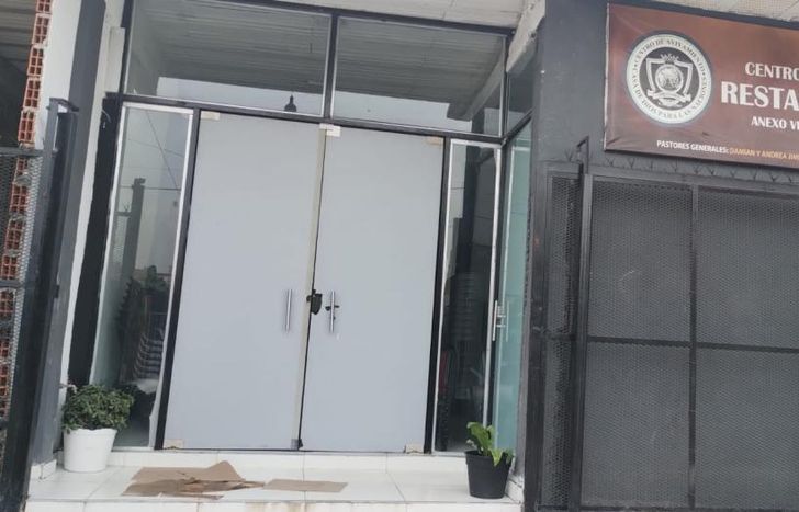 La iglesia donde balearon a la menor.