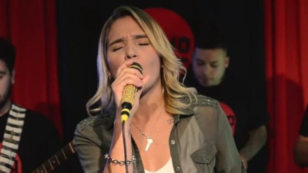 Micaela, con una gran ilusión de poder vivir de la música.