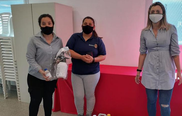 En octubre, el Rotary hizo una nueva donación al Fátima Catán.