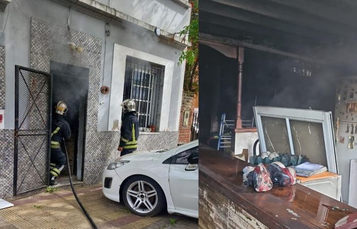 El incendio ocurrió en Lomas Oeste.