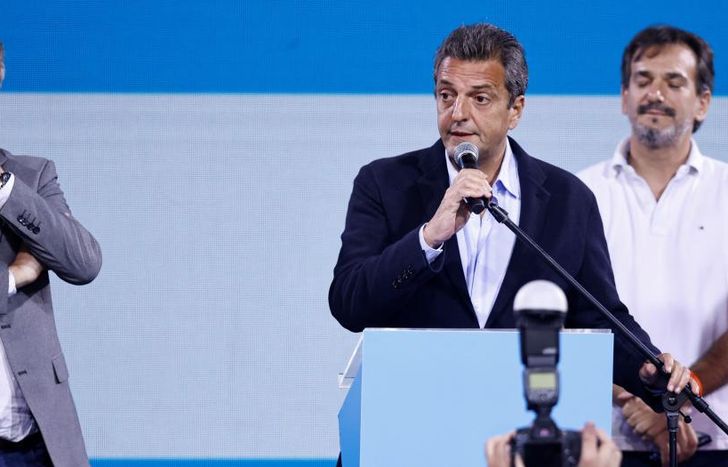 Massa habló antes de conocerse los resultados oficiales.