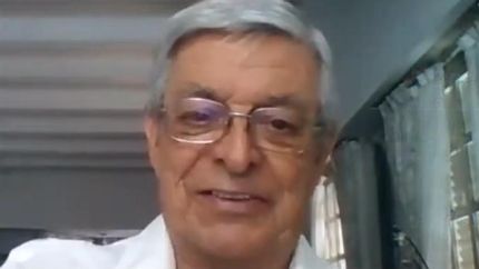 Luis Horacio Castillo durante la audiencia virtual.