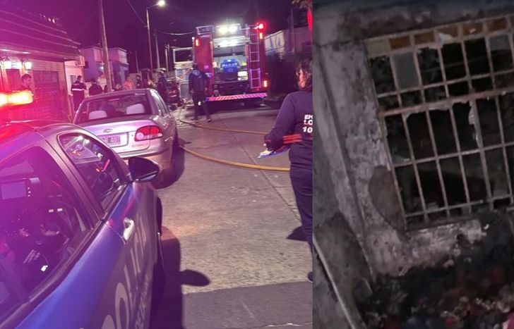 El incendio provocó serios daños.