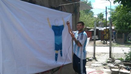 La próxima pintura de Leonardo será la copa del mundo.