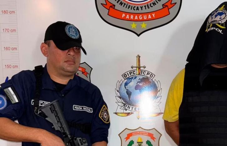El prófugo fue detenido en Paraguay.