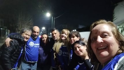Los miembros del Rotary Turdera se unieron a una iniciativa internacional.&nbsp;