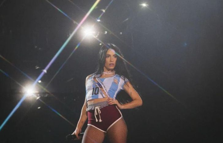 Lali Espósito brilló en Vélez.