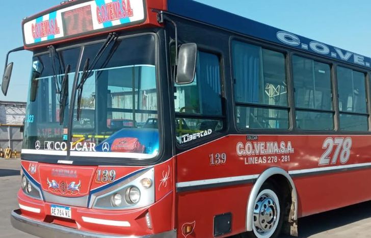 Un chofer de la línea 278 fue agredido en la estación de Lomas.