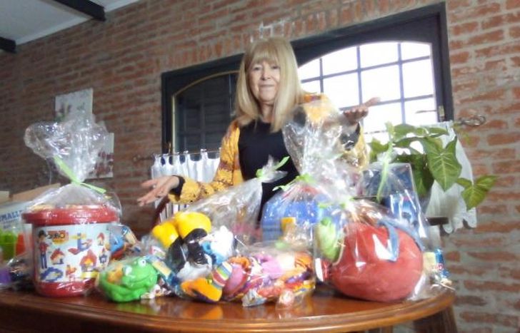 Mechi posee un gran corazón solidario y trabaja por los chicos.