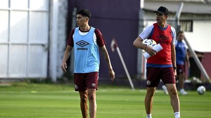 Mauricio Pellegrino, entrenador de Lanús. Mauricio Pellegrino, entrenador de Lanús.