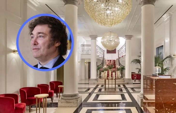 Se conocieron detalles sobre el lujoso hotel en el que se hospeda Javier Milei en Roma por la despedida al papa Francisco.