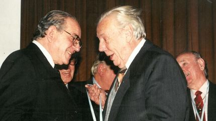 Enrique Febbraro en una de las entregas de los Premios Nazareno.