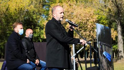 Insaurralde presentó el programa en el Parque de Lomas.