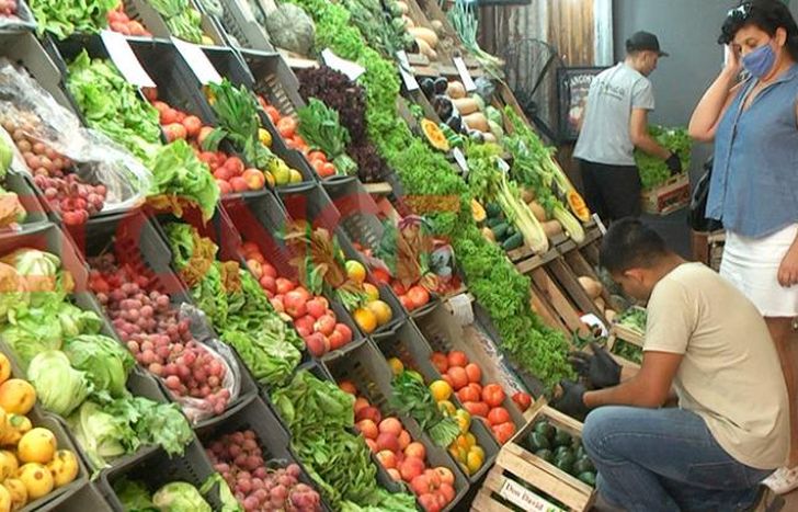 Las frutas y verduras subieron hasta un 20%.