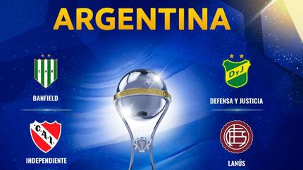 Banfield y Lanús, atentos al sorteo en la sede de la Conmebol. Banfield y Lanús, atentos al sorteo en la sede de la Conmebol.
