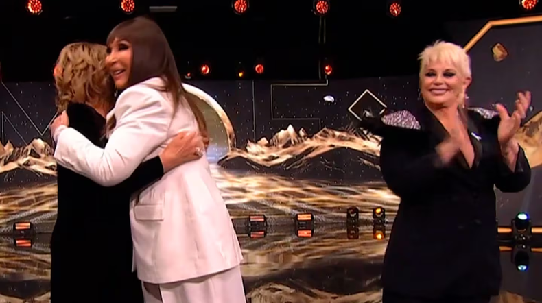 Moria Casan con Georgina Barbarossa y Carmen Barbieri. 