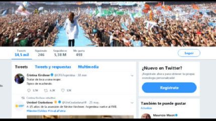 cristina le respondio a macri