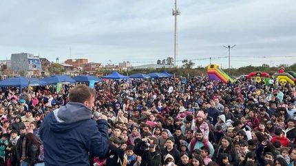 otermin participo de los festejos por el mes de la ninez en fiorito